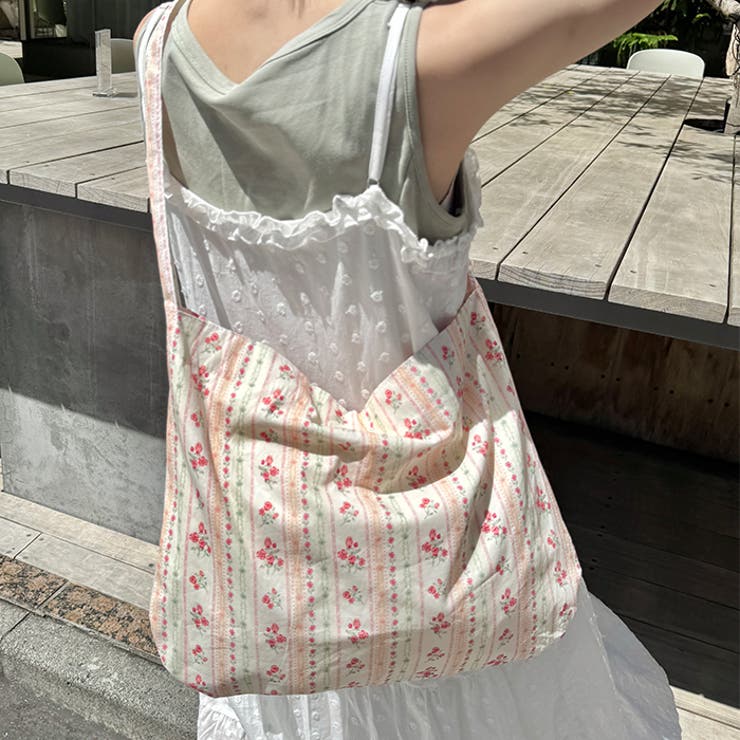 フラワーパターントートバッグ | Outfitter lab | 詳細画像15 