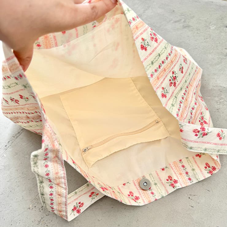 フラワーパターントートバッグ | Outfitter lab | 詳細画像19 