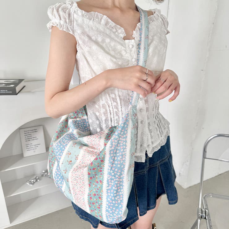 フラワーパターントートバッグ | Outfitter lab | 詳細画像6 
