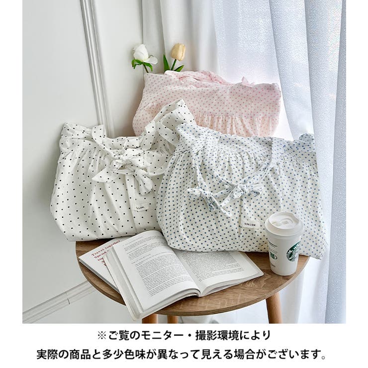 リボンショルダードットトートバッグ | Outfitter lab | 詳細画像29 