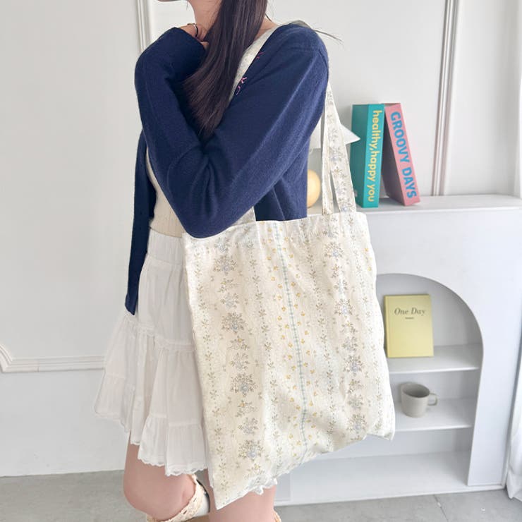 フラワープリントトートバッグ | Outfitter lab | 詳細画像18 