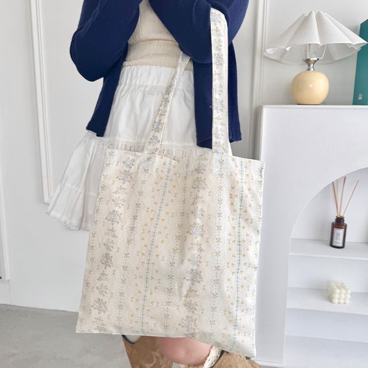 フラワープリントトートバッグ | Outfitter lab | 詳細画像20 