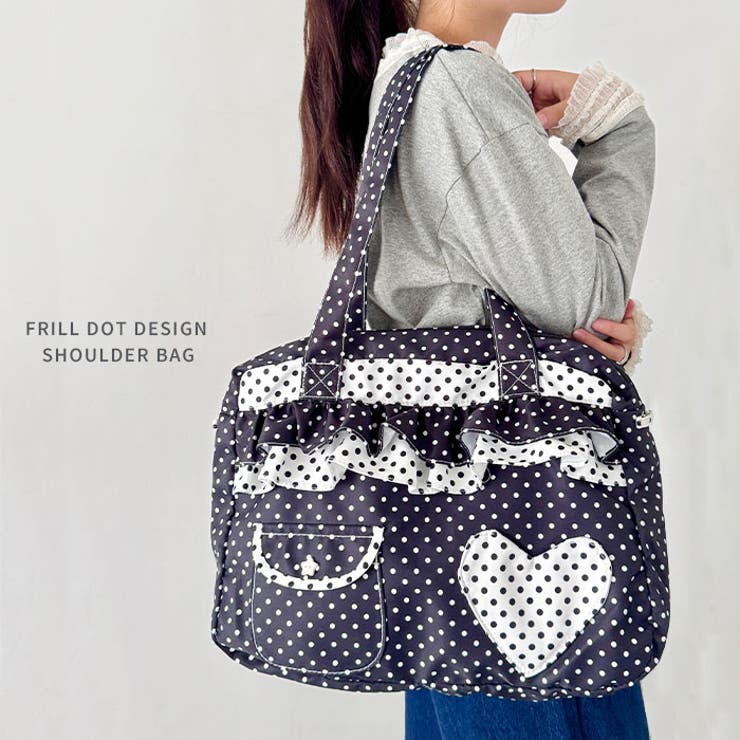 フリルドットショルダーバッグ | Outfitter lab | 詳細画像1 