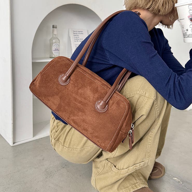 スウェードスクエアボストンバッグ | Outfitter lab | 詳細画像12 