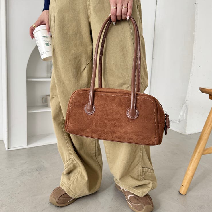 スウェードスクエアボストンバッグ | Outfitter lab | 詳細画像14 