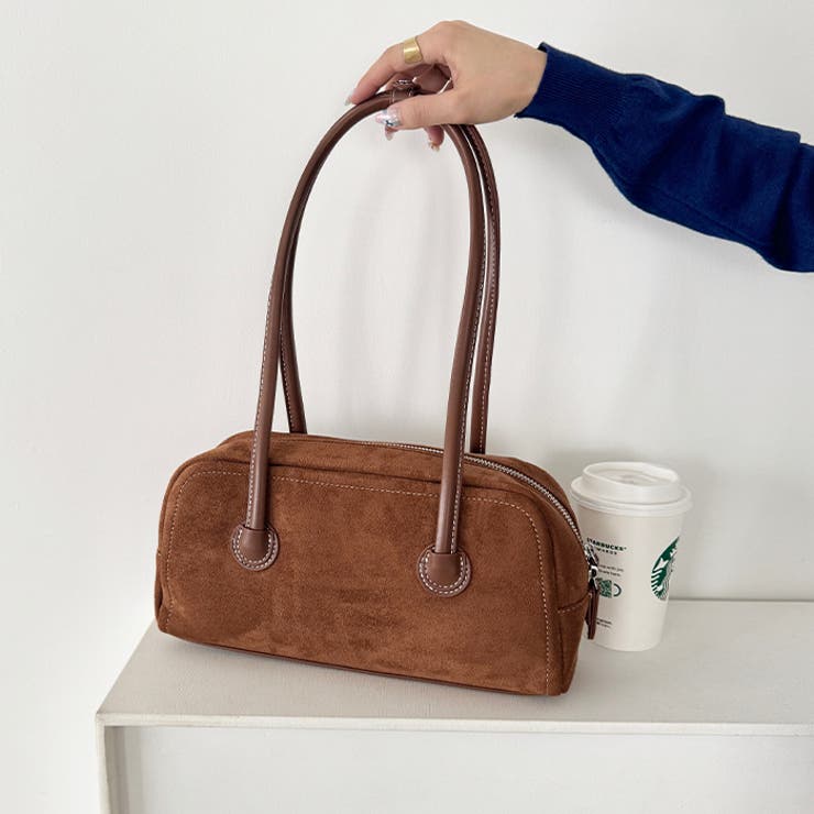 スウェードスクエアボストンバッグ | Outfitter lab | 詳細画像15 