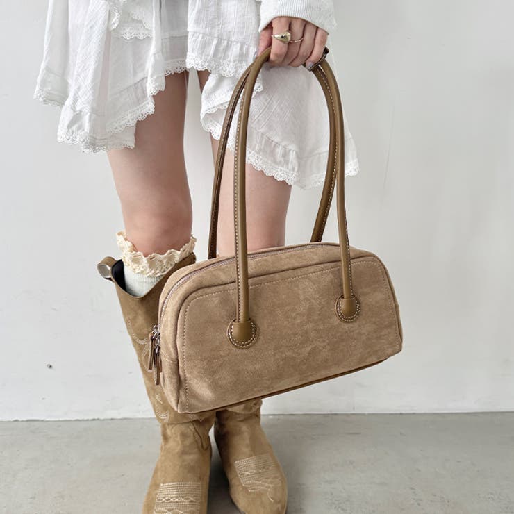 スウェードスクエアボストンバッグ | Outfitter lab | 詳細画像21 