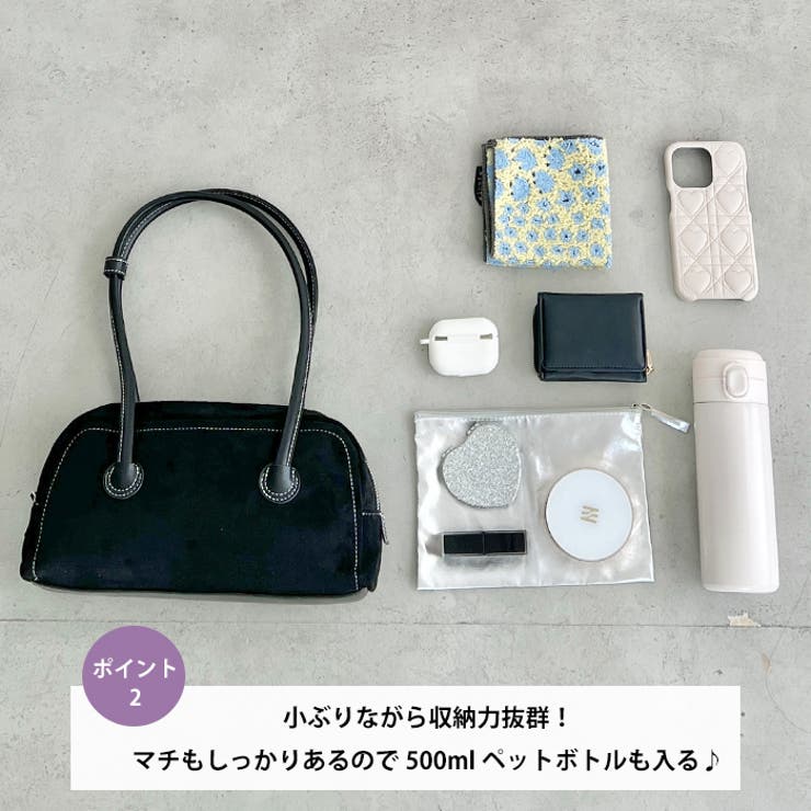 スウェードスクエアボストンバッグ | Outfitter lab | 詳細画像3 