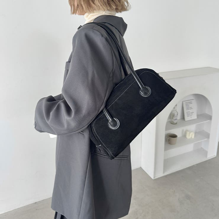 スウェードスクエアボストンバッグ | Outfitter lab | 詳細画像7 