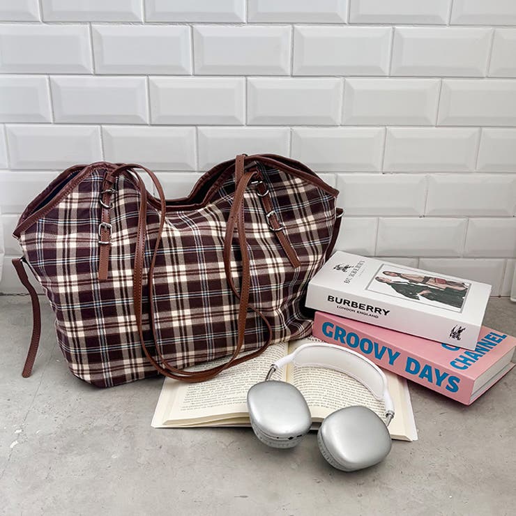 ロングハンドルチェックショルダーバッグ | Outfitter lab | 詳細画像16 