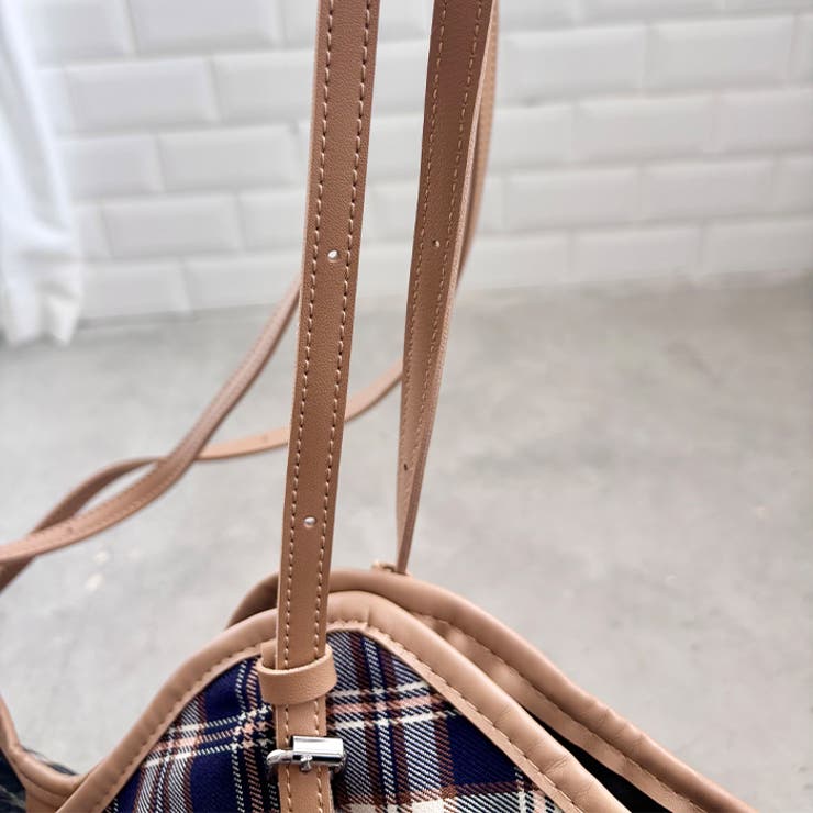ロングハンドルチェックショルダーバッグ | Outfitter lab | 詳細画像18 