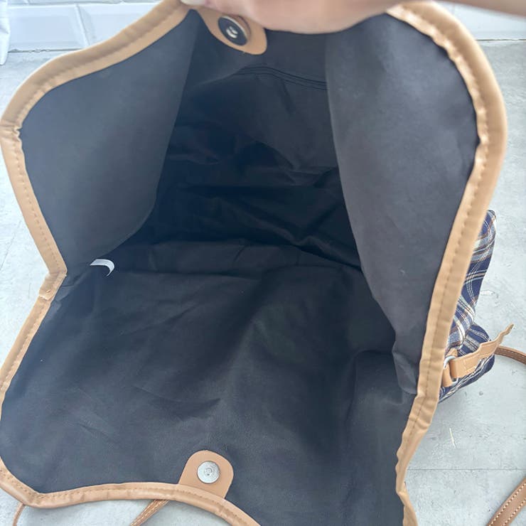 ロングハンドルチェックショルダーバッグ | Outfitter lab | 詳細画像20 