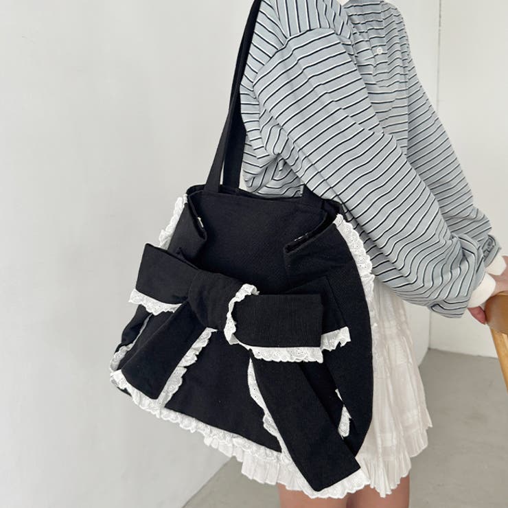 ビッグリボンキャンバストートバッグ | Outfitter lab | 詳細画像12 