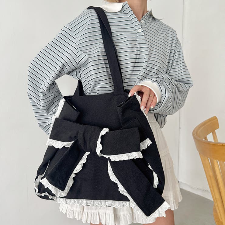 ビッグリボンキャンバストートバッグ | Outfitter lab | 詳細画像13 