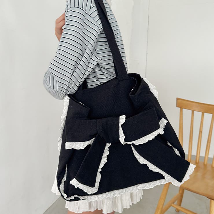 ビッグリボンキャンバストートバッグ | Outfitter lab | 詳細画像14 