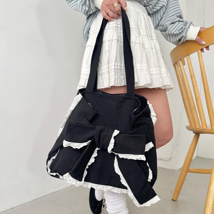 ビッグリボンキャンバストートバッグ | Outfitter lab | 詳細画像15 