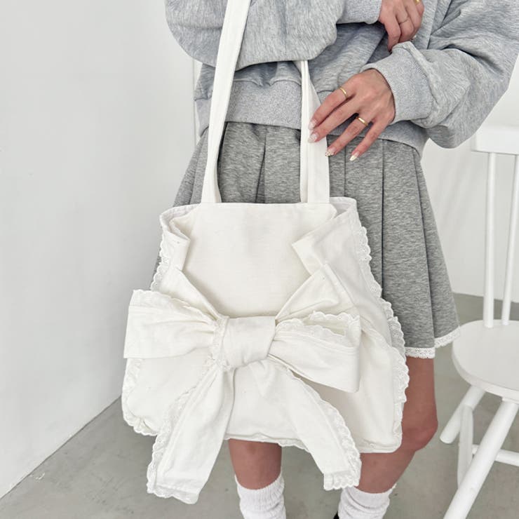 ビッグリボンキャンバストートバッグ | Outfitter lab | 詳細画像7 