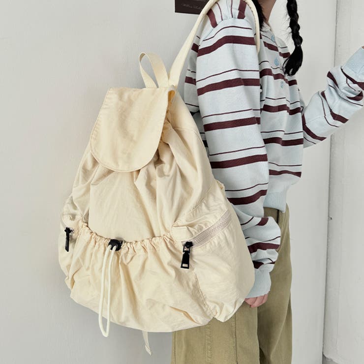 大容量サイドポケットナイロンリュック | Outfitter lab | 詳細画像14 