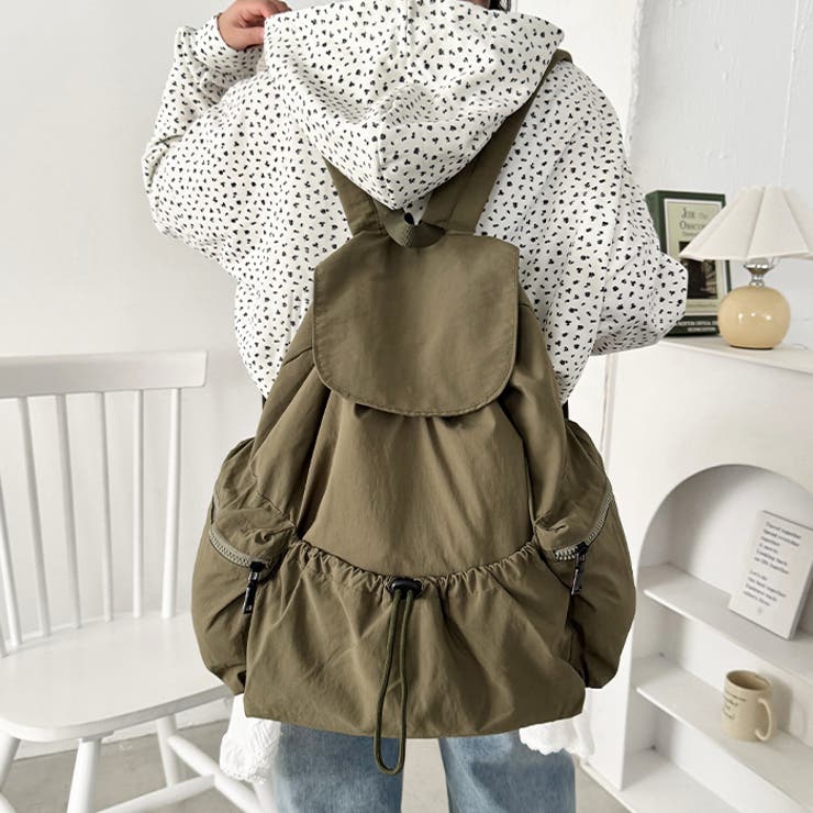 大容量サイドポケットナイロンリュック | Outfitter lab | 詳細画像23 