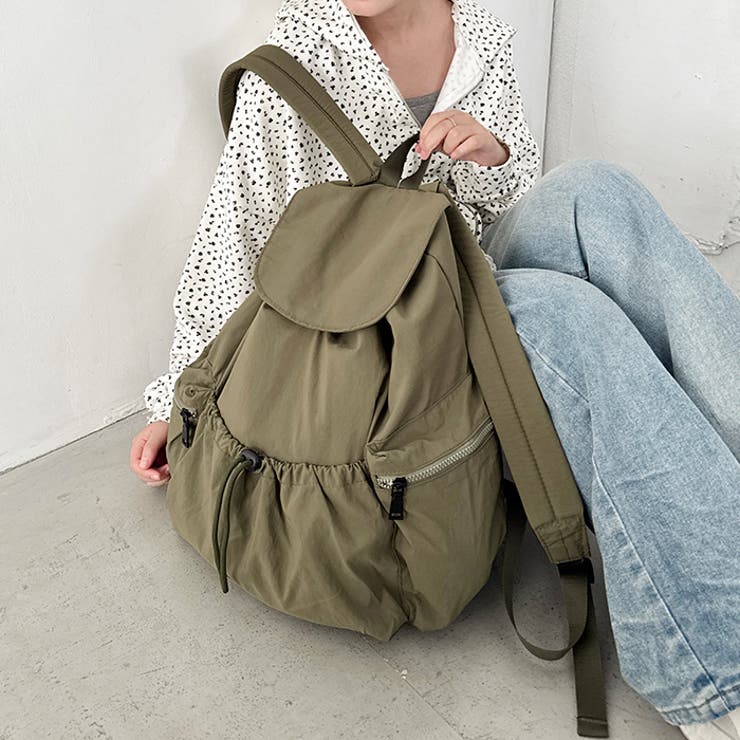 大容量サイドポケットナイロンリュック | Outfitter lab | 詳細画像25 