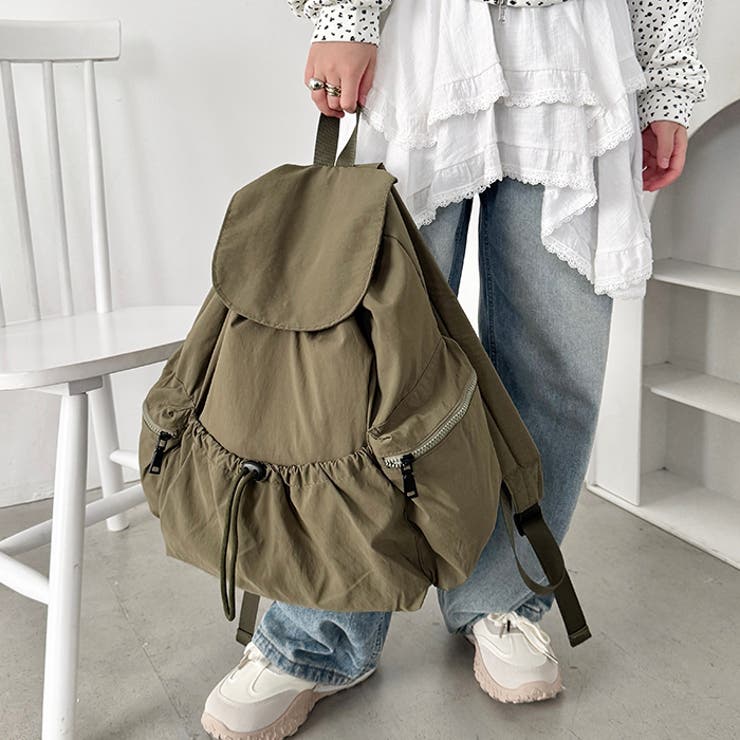 大容量サイドポケットナイロンリュック | Outfitter lab | 詳細画像27 