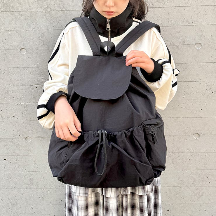 大容量サイドポケットナイロンリュック | Outfitter lab | 詳細画像7 