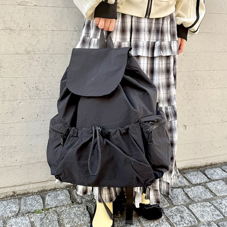 大容量サイドポケットナイロンリュック | Outfitter lab | 詳細画像9 