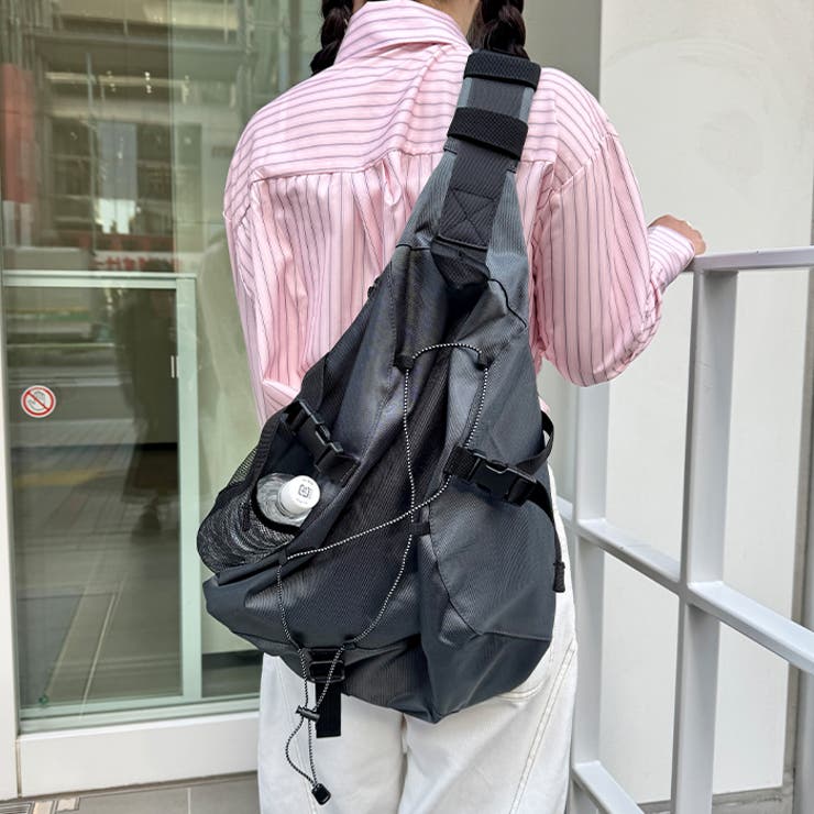 ドローコードワンショルダーナイロンボディバッグ | Outfitter lab | 詳細画像10 