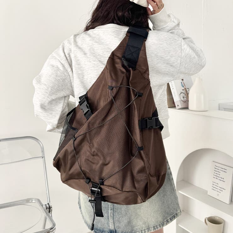 ドローコードワンショルダーナイロンボディバッグ | Outfitter lab | 詳細画像21 