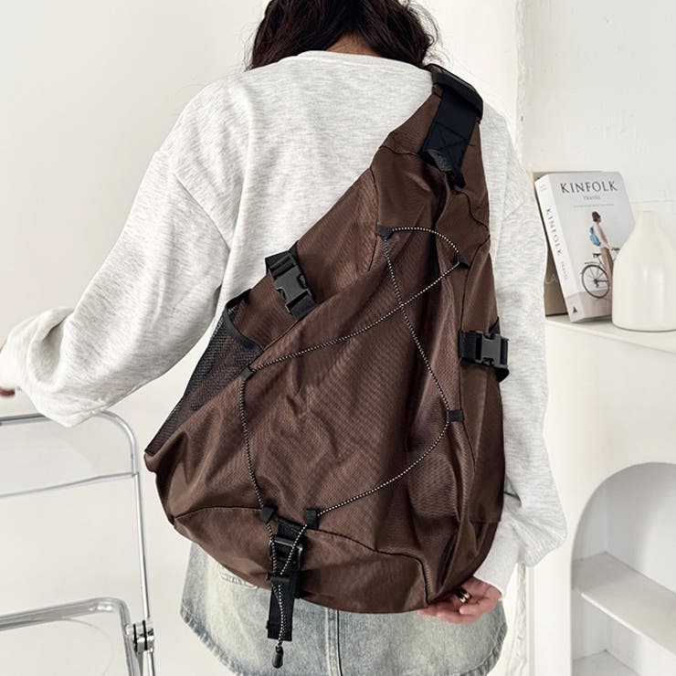 ドローコードワンショルダーナイロンボディバッグ | Outfitter lab | 詳細画像22 