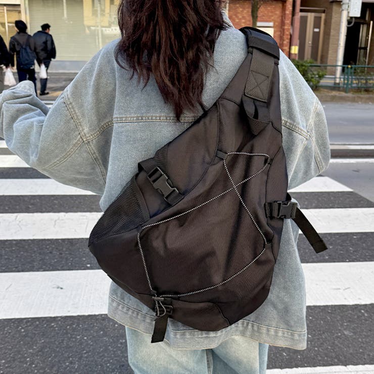 ドローコードワンショルダーナイロンボディバッグ | Outfitter lab | 詳細画像5 