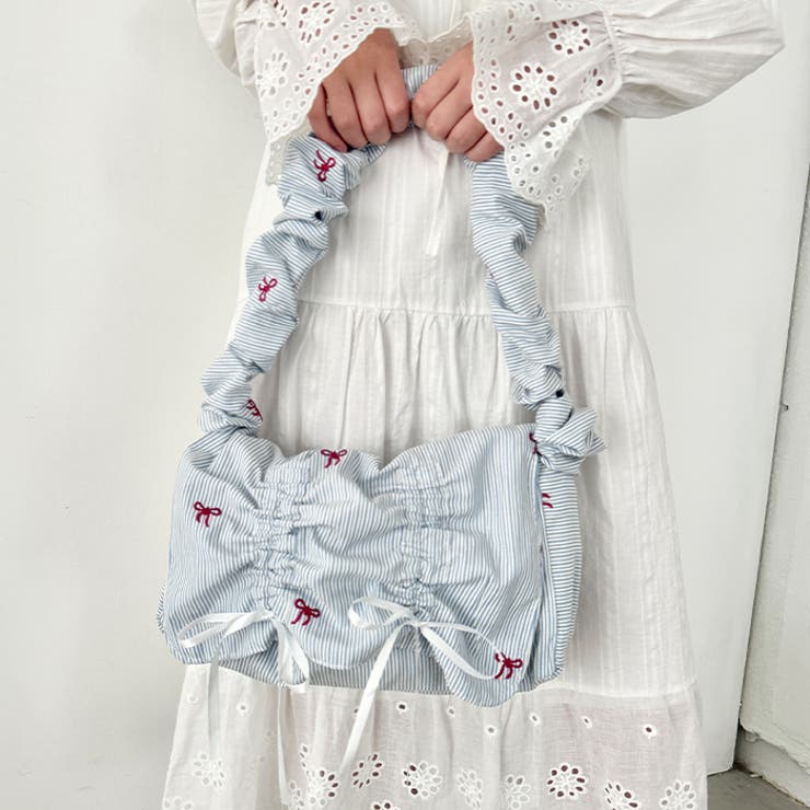 くしゅくしゅギャザーフラップショルダーバッグ | Outfitter lab | 詳細画像15 