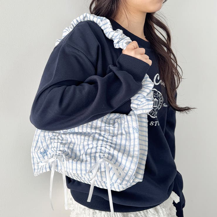 くしゅくしゅギャザーフラップショルダーバッグ | Outfitter lab | 詳細画像24 
