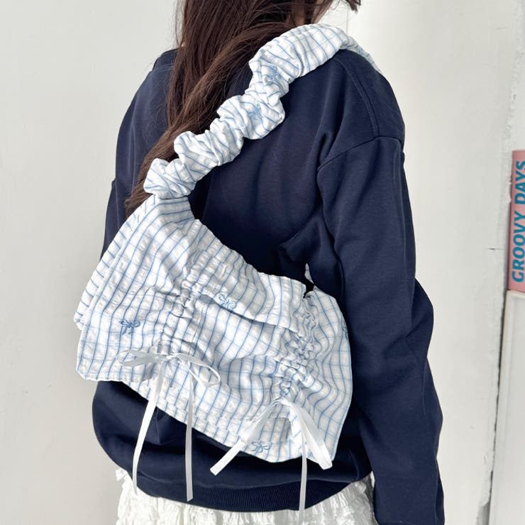 くしゅくしゅギャザーフラップショルダーバッグ | Outfitter lab | 詳細画像25 