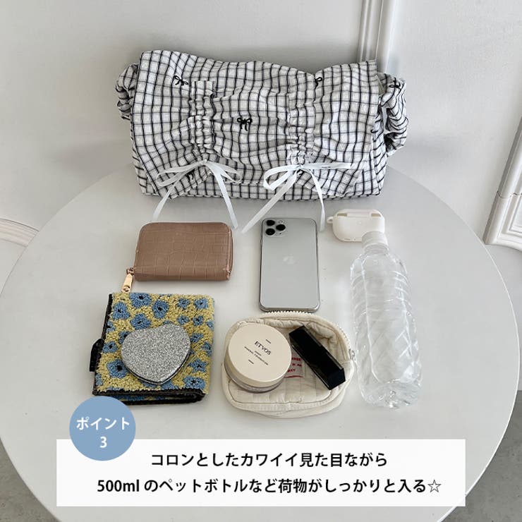 くしゅくしゅギャザーフラップショルダーバッグ | Outfitter lab | 詳細画像4 