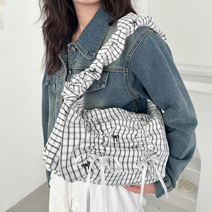くしゅくしゅギャザーフラップショルダーバッグ | Outfitter lab | 詳細画像6 