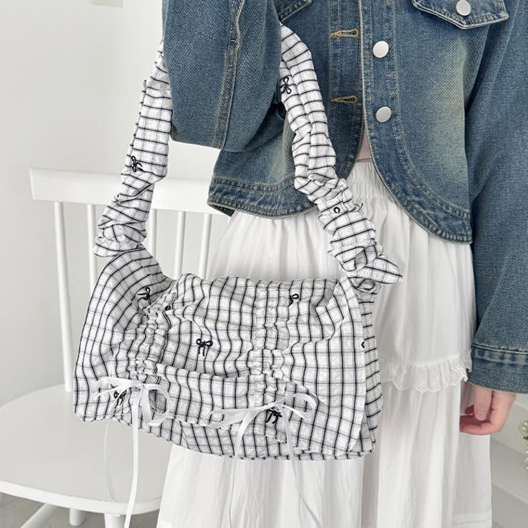 くしゅくしゅギャザーフラップショルダーバッグ | Outfitter lab | 詳細画像8 