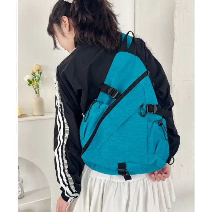 ブルー | ワンショルダーナイロンボディバッグ | Outfitter lab