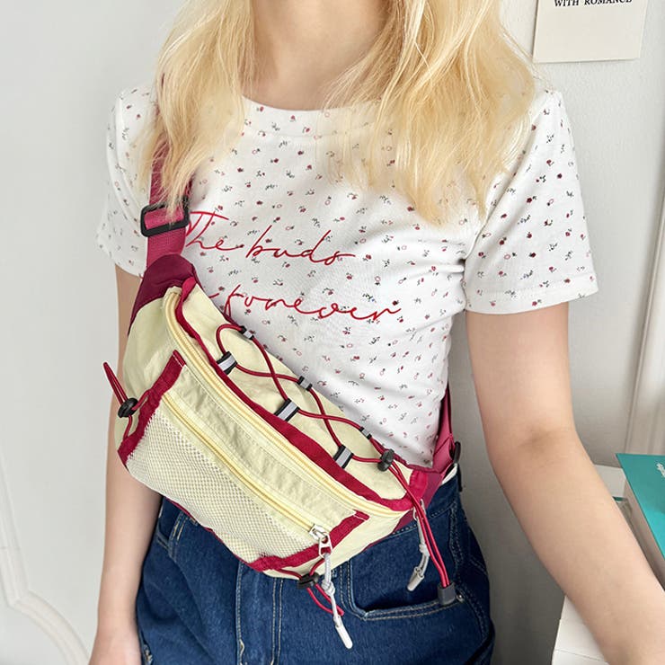 カラフルドロストナイロンボディバッグ/ウエストバッグ | Outfitter lab | 詳細画像23 