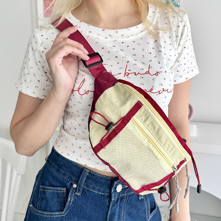カラフルドロストナイロンボディバッグ/ウエストバッグ | Outfitter lab | 詳細画像26 