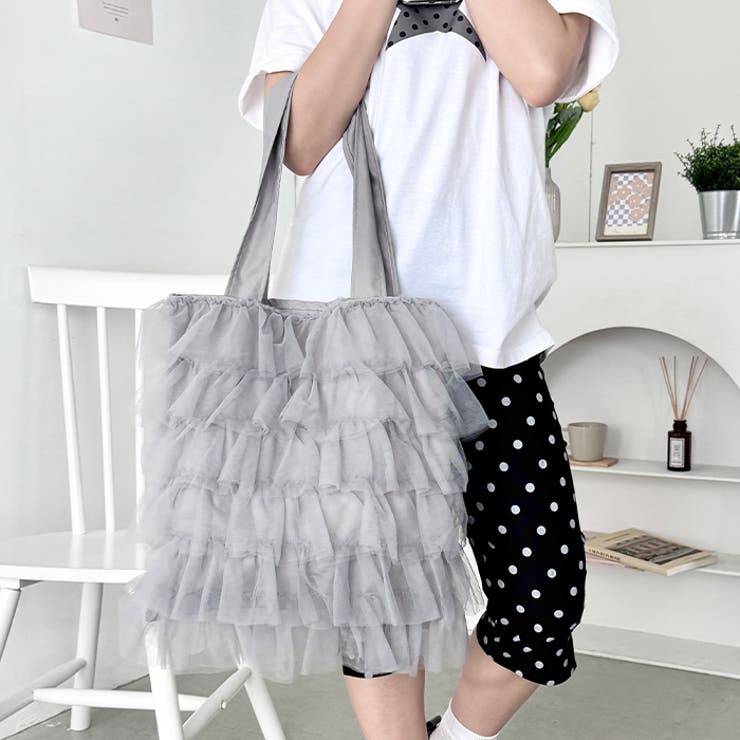 バレエチュールフリルトートバッグ | Outfitter lab | 詳細画像20 
