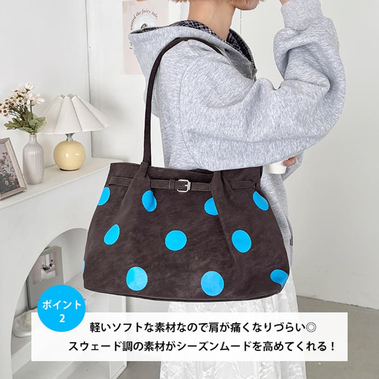 レトロドットショルダーバッグ | Outfitter lab | 詳細画像3 