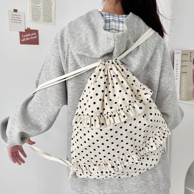 ドットフリルナップサック | Outfitter lab | 詳細画像7 