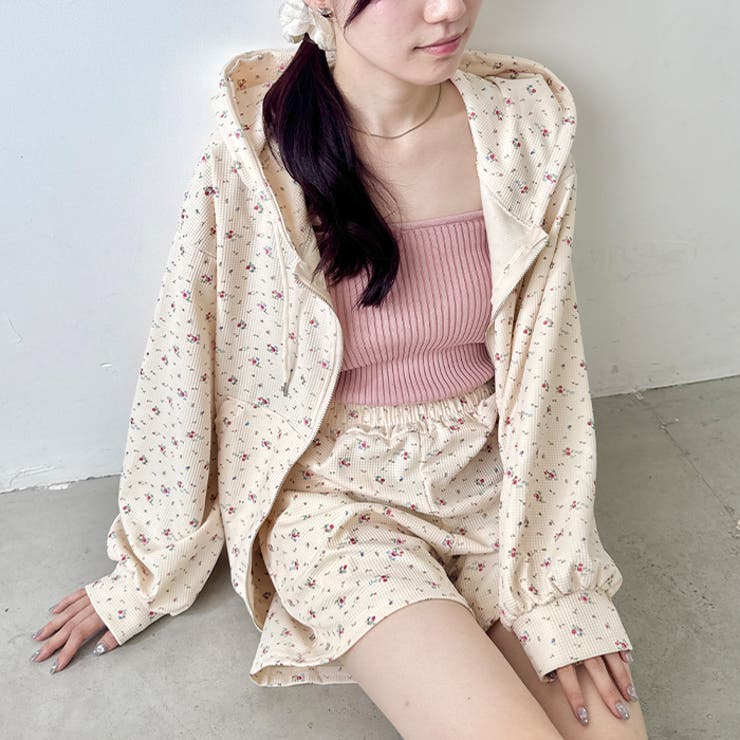 ポピーパーカー 花柄セットアップコーデセット ポピーパーカー 花柄セットアップコーデセット パーカー 花柄と