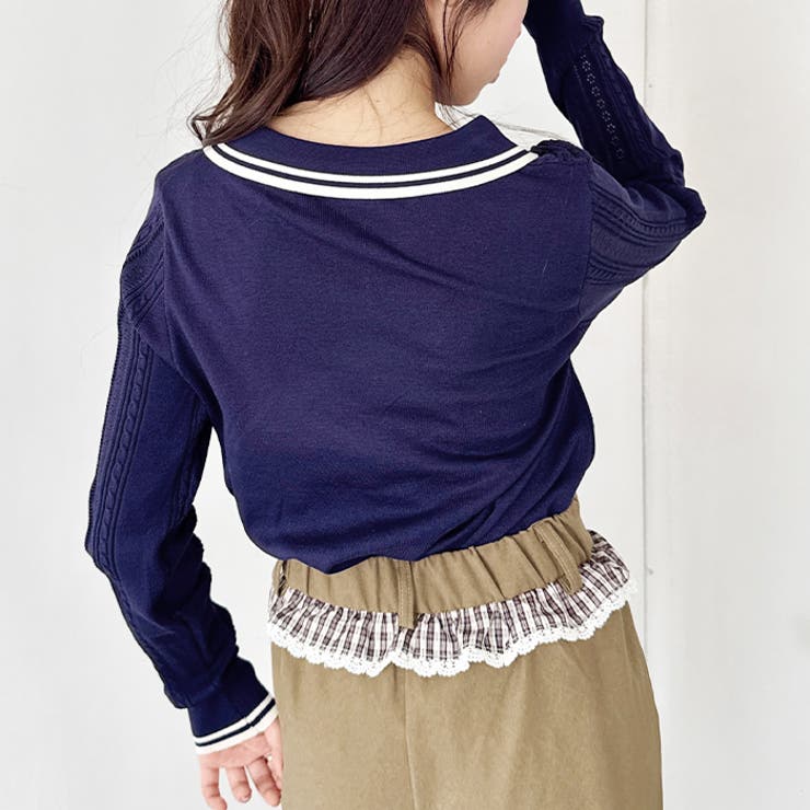 ライン長袖ポロシャツ | Outfitter lab | 詳細画像12 