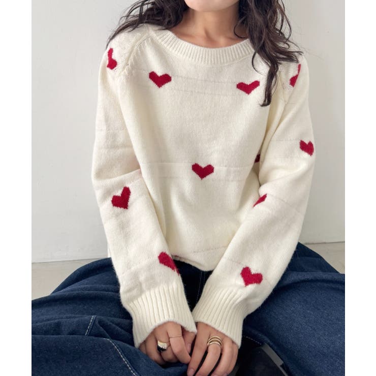 アイボリー | ラインハートニットプルオーバー | Outfitter lab