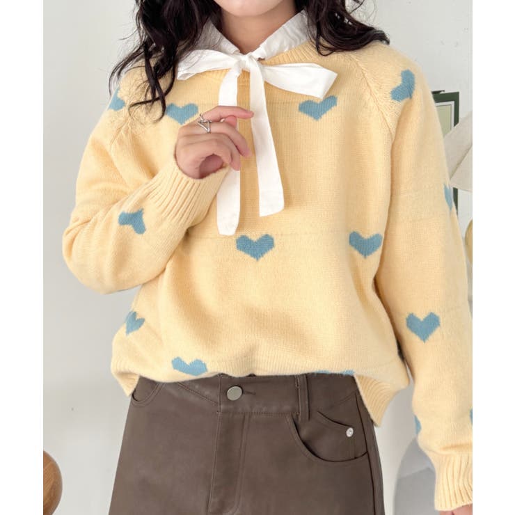 イエロー | ラインハートニットプルオーバー | Outfitter lab