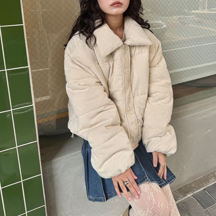 中綿コーデュロイショートダウンジャケット | Outfitter lab | 詳細画像13 