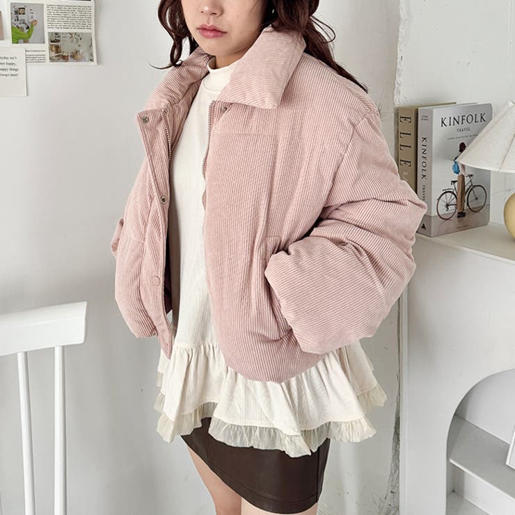 中綿コーデュロイショートダウンジャケット | Outfitter lab | 詳細画像17 