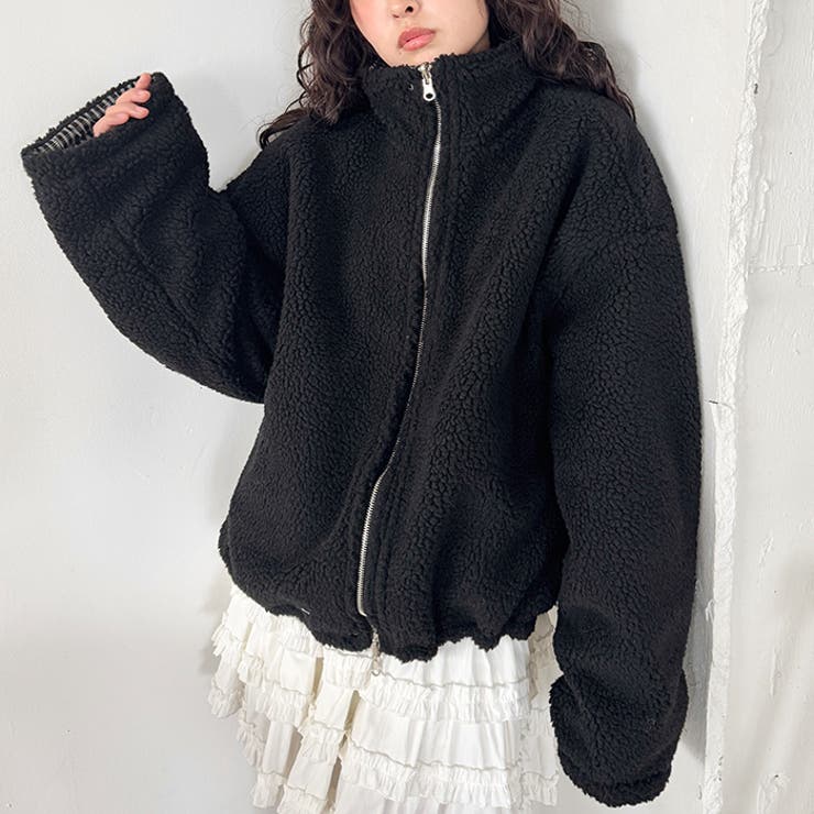 チェックボアリバーシブルブルゾン | Outfitter lab | 詳細画像8 